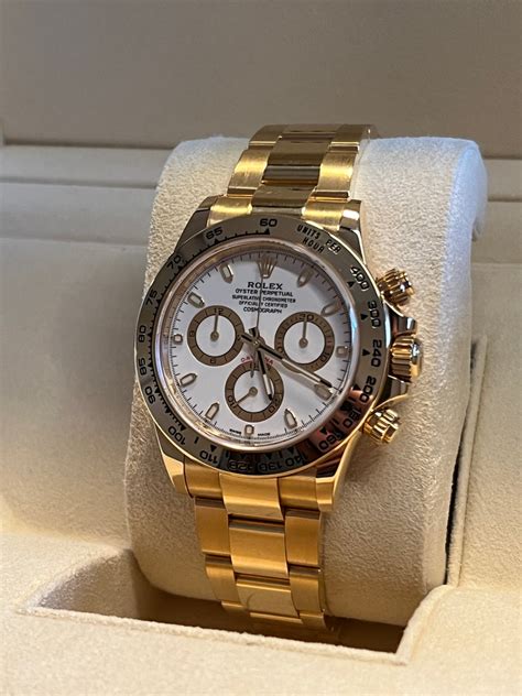 rolex pre owned yellow gold